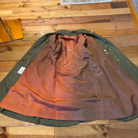 Vintage 50's-60's Shagmoor Trench Coat - Picture 7 of 9